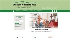 Desktop Screenshot of firstbankhp.com